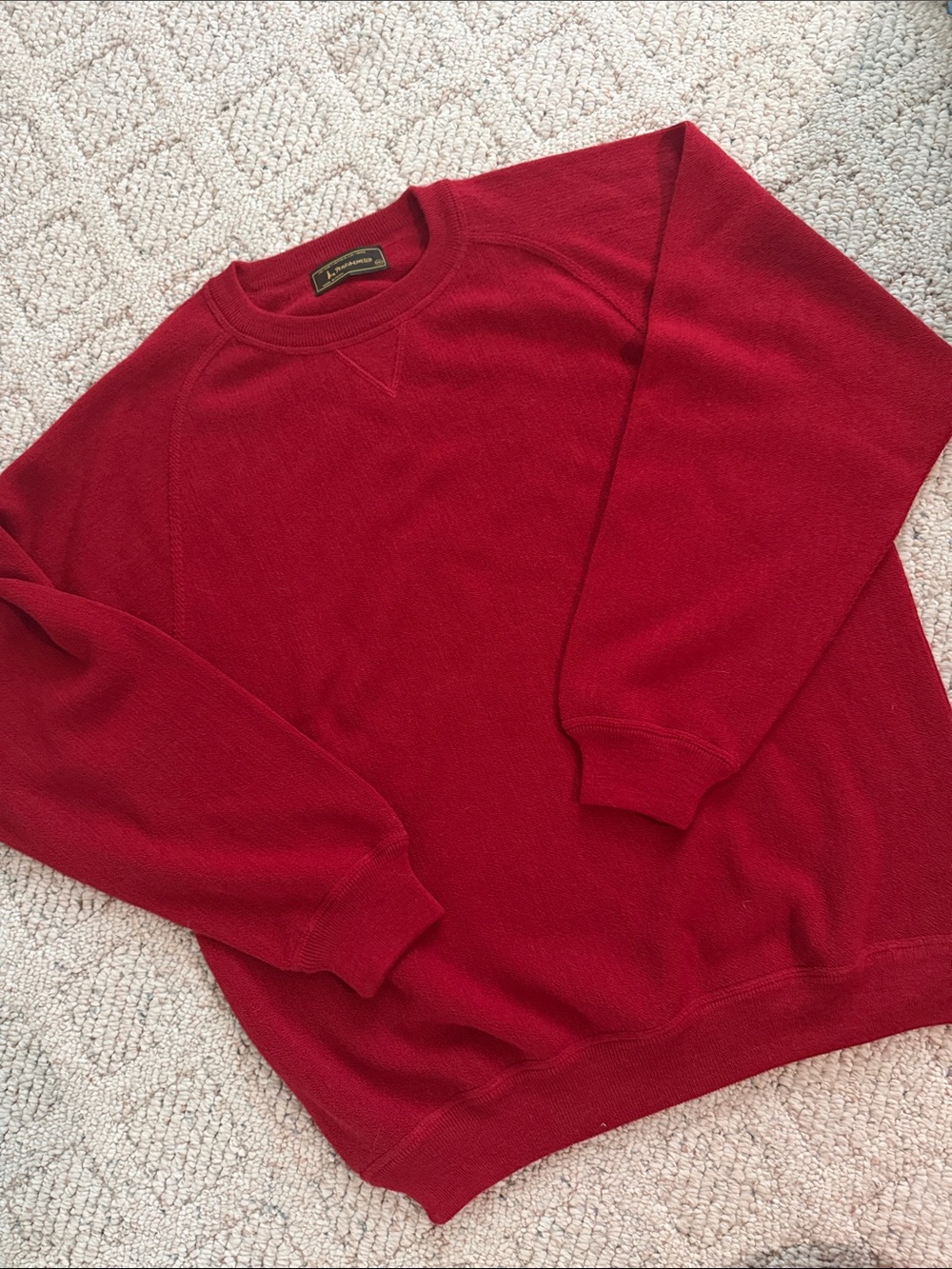 Men's Crewneck Sweater - Red